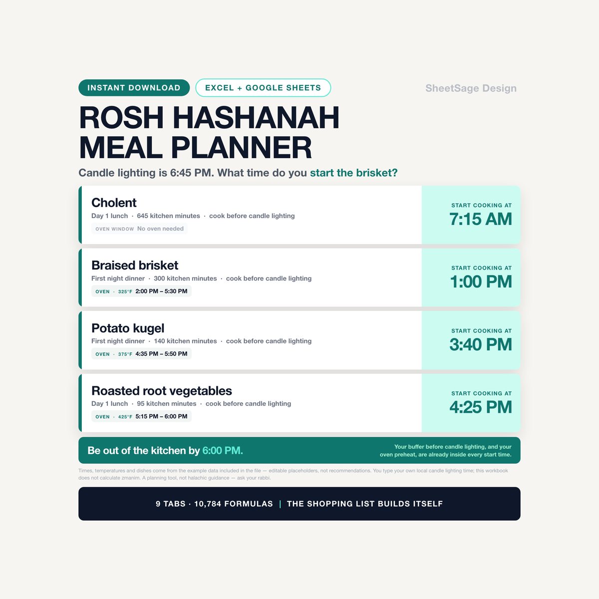 Jewish Holiday & Shabbat Hosting Command Center